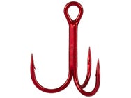 Gamakatsu Round Bend Treble Hooks Red