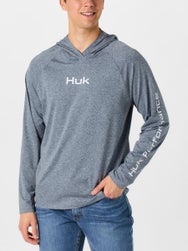 Huk Airweight Hoodie Stormy Blue Heather