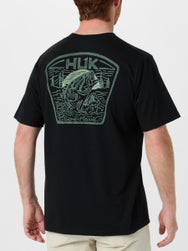 Huk Scenic Short Sleeve Pocket Shirt Black