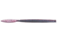 Missile Baits Quiver Worm Bruised Plum 6.5" 6pk
