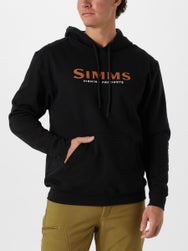 Simms Logo Hoodie Black