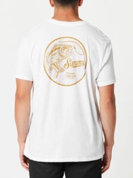 Simms Nostalgic Bass Short Sleeve White