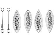 Owner Flashy Swimmer Kit Silver Willow Leaf 4pk