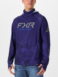 FXR Pro Air UPF Hoodie Deep Cobalt Undertow/Grey