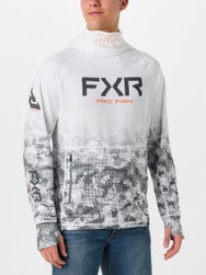 FXR Pro Air UPF Hoodie White Drift Camo/Orange