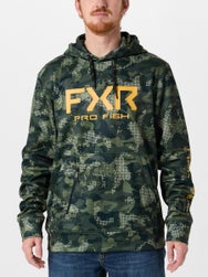 FXR Pro Fish Tech Pullover Hoodie Army/Drift Camo/Gold