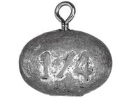 1st Gen Football Head Drop Shot Weights 6pk