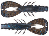 Rapala Crush City Cleanup Craw Black Blue Flake