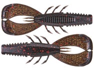 Rapala Crush City Cleanup Craw Black Red Flake