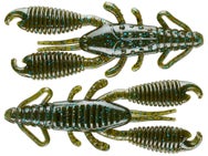Reins Ring Craw Green Pumpkin Blue 2.5" 6pk
