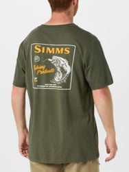 Simms Locals Bass Shop Short Sleeve Shirt Loden