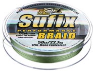 Sufix Performance Braided Line Lo-Vis Green 100yd