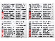 Tackle Decals Tackle Box Labels