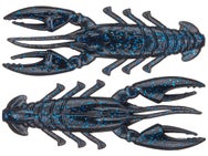 Xzone Finesse Stealth Craw Black Blue Flk 2.5" 6pk