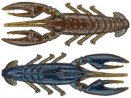 Xzone Finesse Stealth Craw Blk Blu Flk/Grn Pump 2.5 6p