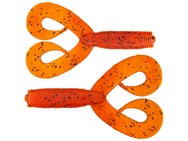 Yama 4" Double Tail Grub Fire Craw
