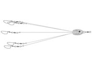 Brown Dog No Blades Umbrella Rig Silver Shad Finesse