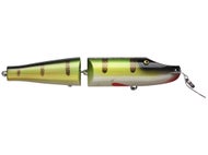 Leurre Vintage Creek Chub Pikie – Bois, Yeux En Verre, Double Ligne – Occasion