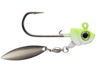 Chartreuse Shad/Silver Blade