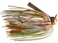 Strike King Tour Grade Football Jig In Black Brown Amber - Bass Fishing Jig With Football Head