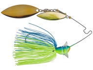 Norhtland fishing tackle 1/4 reef runner spinnerbait: Chartreuse and Brown Minnow with a