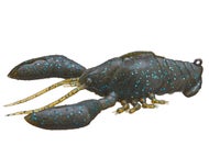 Leurre souple MEGABASS Sleeper craw 3 Midnight craw - Leurres souples Carnassiers (13433258