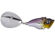 Esca Da Pesca Molix Trago Spin Tail Willow - 3/4 Oz, Colore Red Craw, Con Girella E Occhi 3D - Foto 2