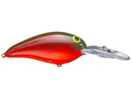 Leurre De Pêche Vintage Norman Deep Little Baby N Crankbait Rouge Pailleté