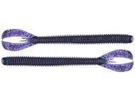 Strike King Rage Twin Tail Menace | Esca Soft Bait A Coda Doppia | 6 Pollici Colore Blue Craw | Per Pesca In Texas E Carolina Rig - 2
