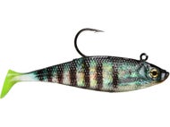 Pack De 3 Leurres Storm Wildeye Swim Shad 3 Pouces - Modèle Fire Tiger Pour Pêche En Eau Douce Et Mer