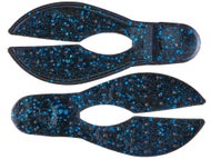 Black Blue Flake