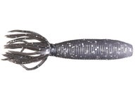 Yamamoto Fat Ika 4 Pollici - Zucca Nera Scuro Fiocco Solido - Esche Morbide A Tubo Skirtato Per Bass