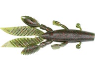 Yamamoto Flappin' Hog 9,5 Cm - Esca Soft In Gomma Per Pesca - Colori: Zucca/Black Grande, Verde Piccolo