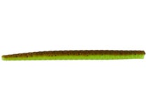 6th Sense Fishing CLOUT Soft Plastic Stick Worm 10 Pack - Green Pumpkin  Burst