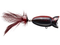 Arbogast Hula Popper 2.0 Topwater Fishing Lure with Feathered Treble Hook  and Crackle Pattern Body, 2 Inch, 3/8 Ounce, Coach Hog, Topwater Lures -   Canada