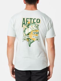 Aftco Framed Short Sleeve Shirt Seafoam Heather