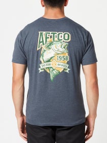 Aftco Framed Short Sleeve Shirt Midnight Heather