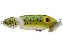 Arbogast Jointed Jitterbug Fishing Lure - Frog/White Belly - 3 1/2 in