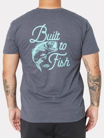Spooler: Short Sleeve Performance Fishing Shirt Aqua / Small