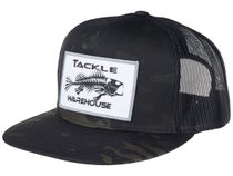 Tackle Warehouse Bass Bones Trucker Hat Black Multicam