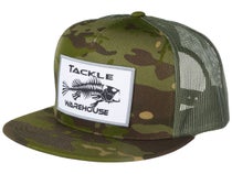 Tackle Warehouse Bass Bones Trucker Hat Green Multicam