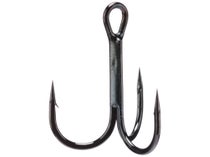 Gamakatsu Round Bend Treble Hook 6 - 12 Pack - Black