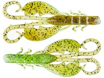 Berkley PowerBait Chigger Bug Soft Plastic Bait - 3 Inch, Watermelon Copper/Orange With Red Flake