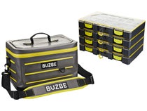  BUZBE Colony 28D (Deep) Modular Tackle Box, Waterproof Tackle  Box, Customizable Fishing Box, Plastic Storage Organizer Box, Saltwater  Tackle Box, Parts Box, Grey and Yellow : Sports & Outdoors
