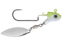 Coolbaits Lures Down Under Weedless Underspin - Silver Blade 1/2 oz / Chartreuse Shad