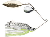 Dobyns Rods ADV1/2A07WIL/WIL Spinnerbait D-Blade Advantange A07 White/Chart  Willow/Willow 1/2 oz Spinnerbait D-Blade Advantange A07 White/Chart