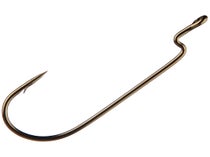 Eagle Claw Lazer Round Bend Worm Hook 2/0 / 5 / Red