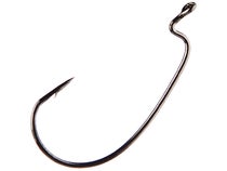 Worm Hooks for Bass Fishing Hooks, 110pcs Bass Hooks Fishing, 6 Sizes  Fishing Hooks Freshwater, Eagle Claw Fishing Hooks Bass #1 1/0 2/0 3/0 4/0  5/0