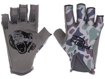 Fish Monkey Stubby Guide Glove Old School Camo Beige / Large