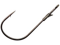 gamakatsu 1/0 offset shank worm round bend hook 54411-25 value pack